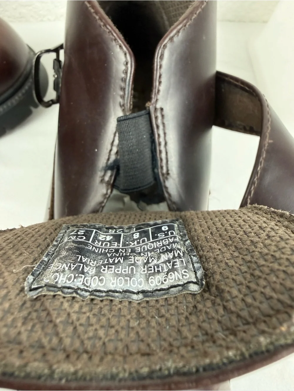 Sketchers | Brown Leather Chunky Platform Shoes | Men's 9 | Y2K Gorpcore